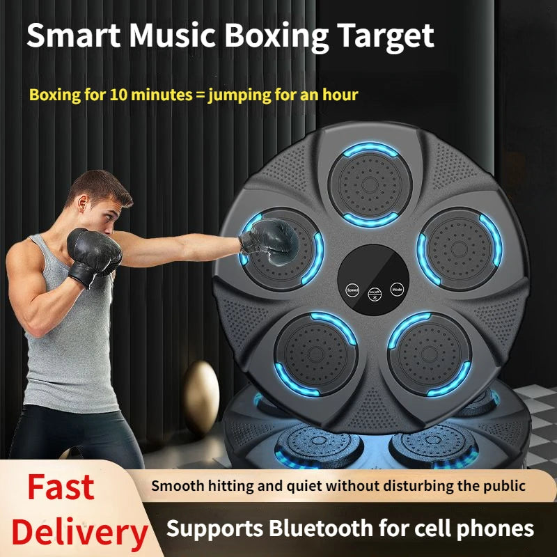 Home Gym Equipment Children Adults Smart Music Boxing Machine Bluetooth Fun Punch Boxing Trainer Wall Target Punching Pad