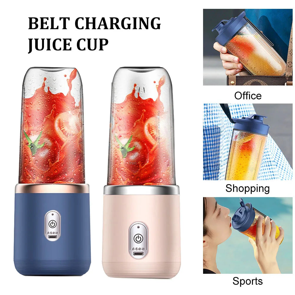 Portable Electric Juicer Blender 400ML Fruit Mixers Extractors Juice Maker Machine For Food Milkshake Smoothie